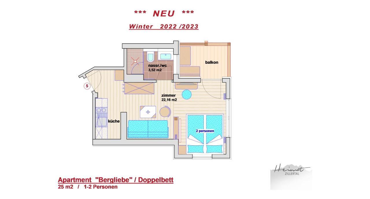 Heimat Apartments - Zillertal Gerlos Exteriör bild